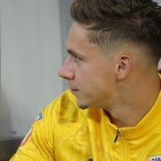 Louis Munteanu s-a accidentat la încălzire înainte de România - Canada / Foto: Ionuț Iordache GSP