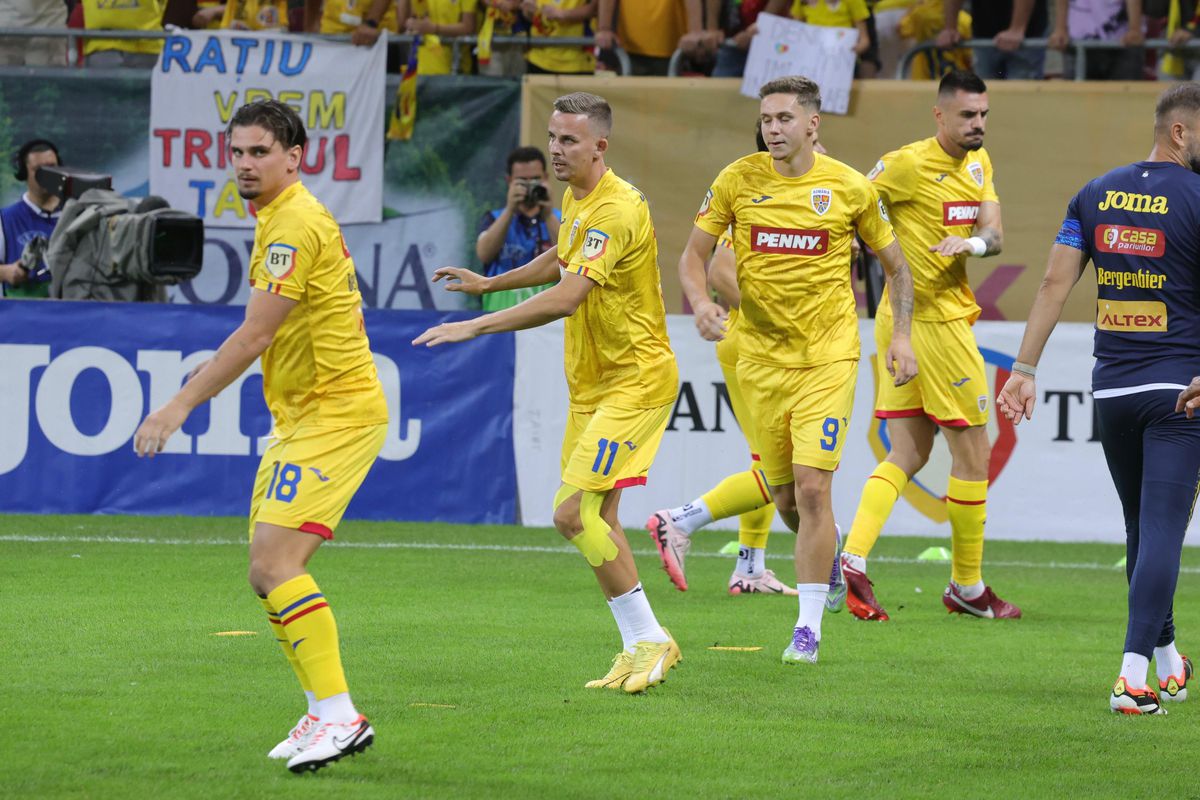 Imagini din stadion, înainte de România - Canada