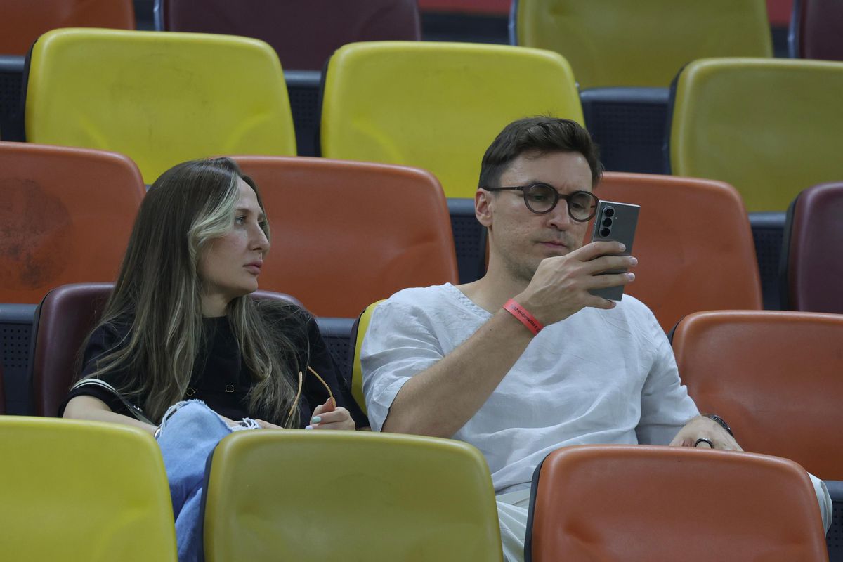 Imagini din stadion, înainte de România - Canada