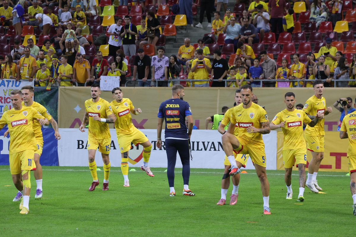 Imagini din stadion, înainte de România - Canada