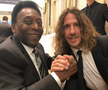 Pele și Carles Puyol
