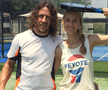 Vanesa Lorenzo și Carles Puyol