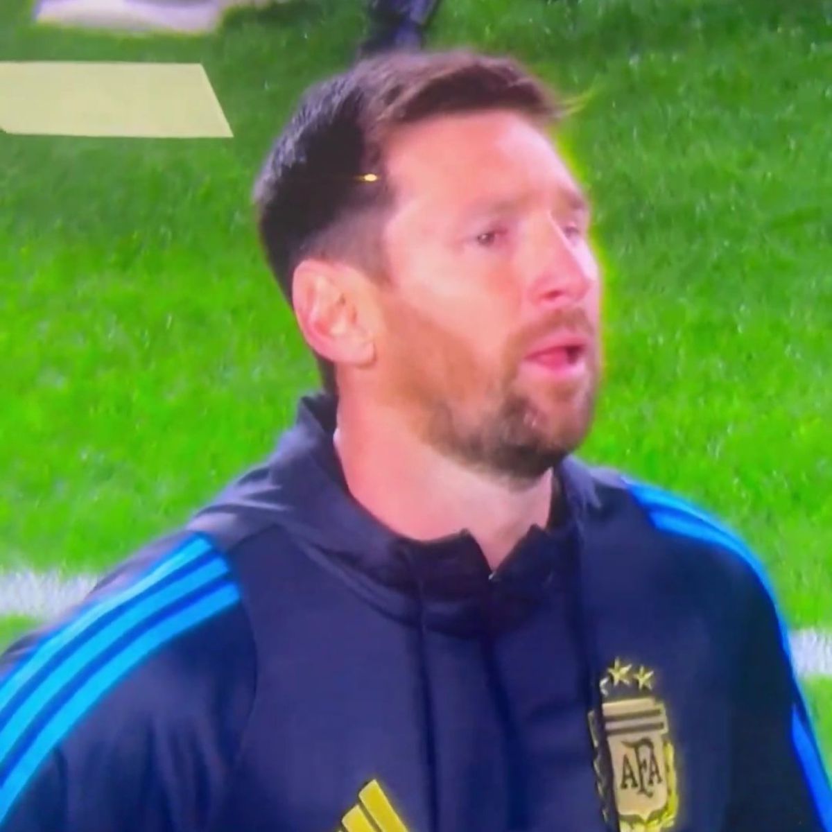 Lionel Messi a izbucnit în lacrimi înainte de Argentina - Venezuela