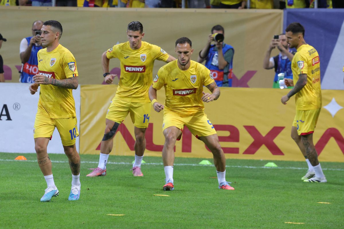 Imagini din stadion, înainte de România - Canada