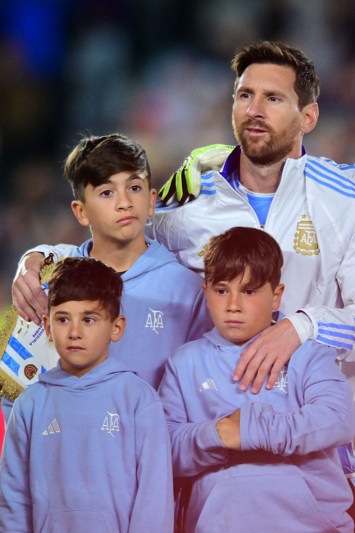 Lionel Messi a izbucnit în lacrimi înainte de Argentina - Venezuela