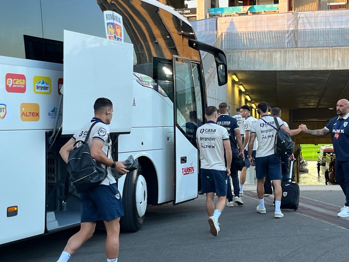 Imagini de la Arena Națională, înainte de România - Canada