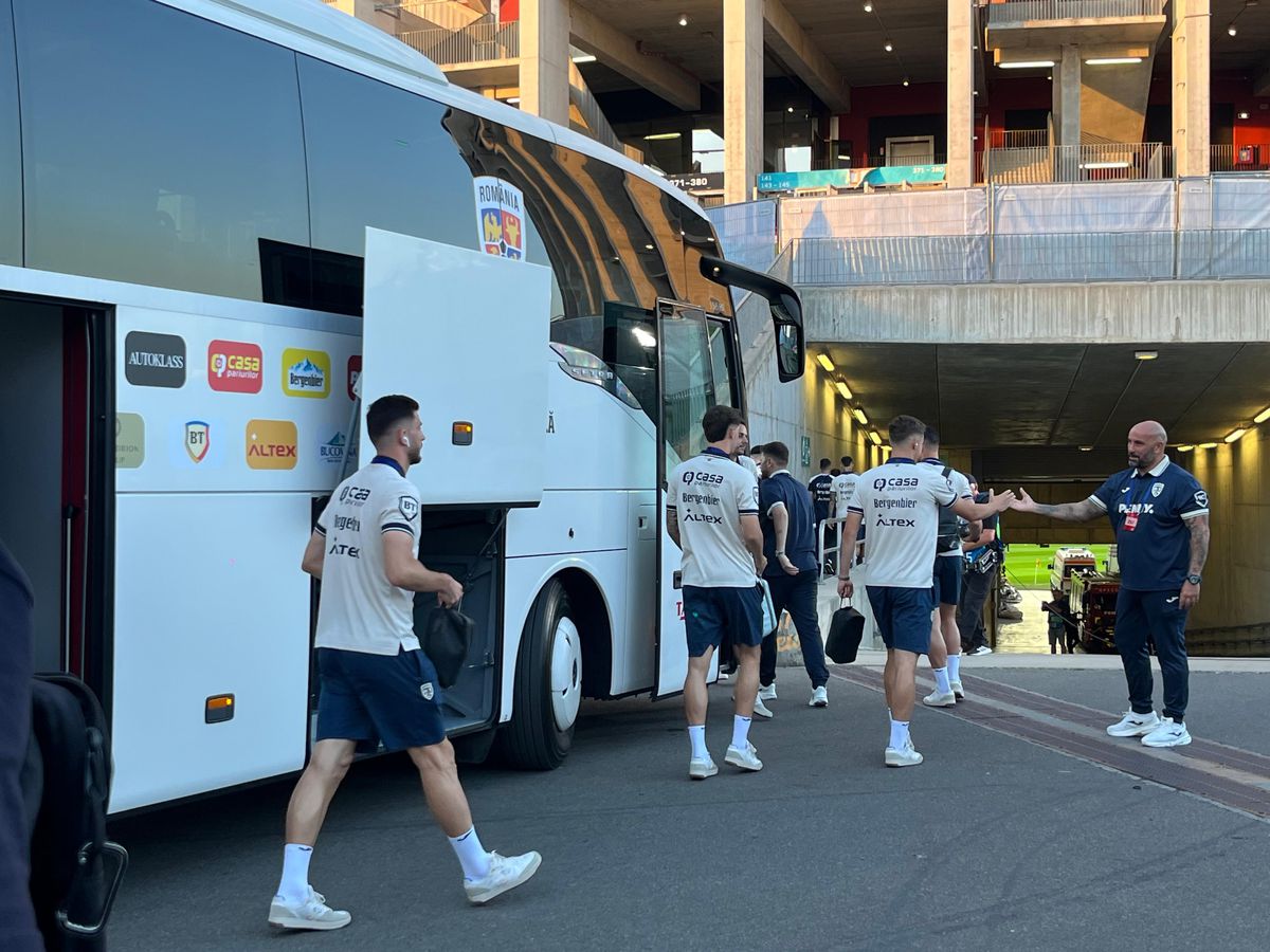 Imagini de la Arena Națională, înainte de România - Canada