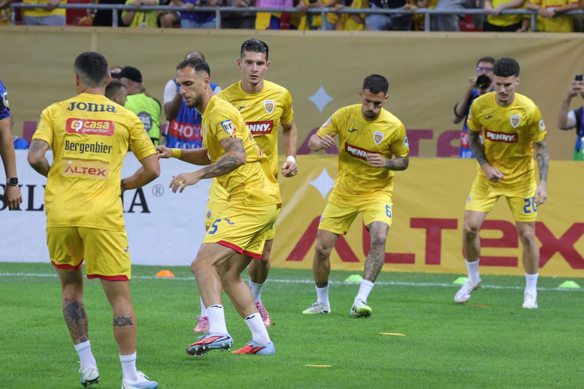 Imagini din stadion, înainte de România - Canada
