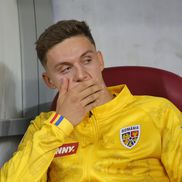 Louis Munteanu s-a accidentat la încălzire înainte de România - Canada / Foto: Ionuț Iordache GSP