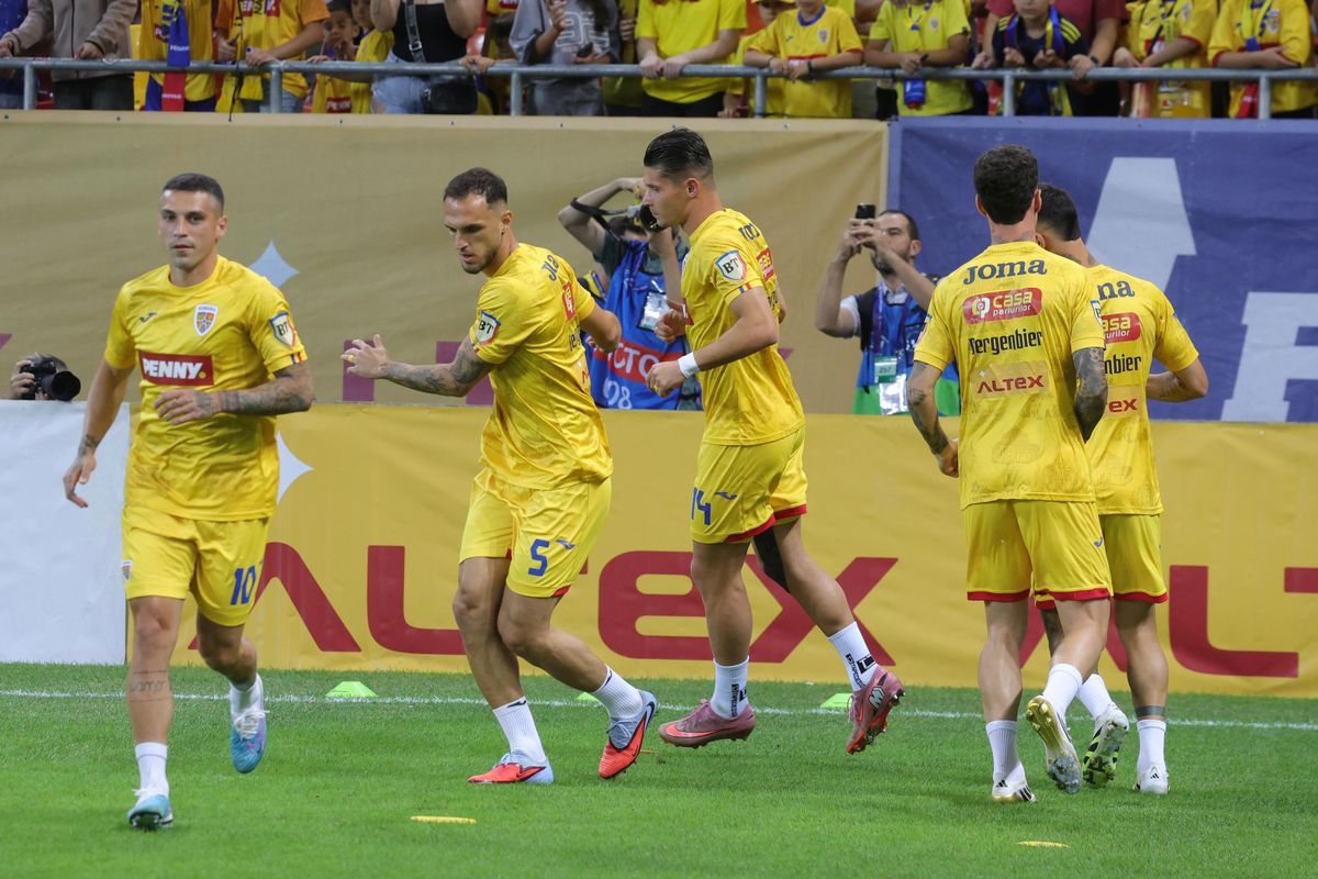 Imagini din stadion, înainte de România - Canada