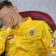 Louis Munteanu s-a accidentat la încălzire înainte de România - Canada / Foto: Ionuț Iordache GSP