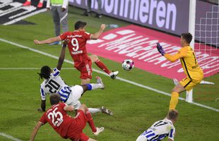 BAYERN - HERTHA 4-3. Lewa show! O sută de goluri în campionat pe Allianz Arena