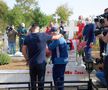 VIDEO Cosmin Contra și jucătorii lui Dinamo au mers azi la mormântul lui Cătălin Hîldan » Momente emoționante la Brănești