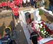 VIDEO Cosmin Contra și jucătorii lui Dinamo au mers azi la mormântul lui Cătălin Hîldan » Momente emoționante la Brănești