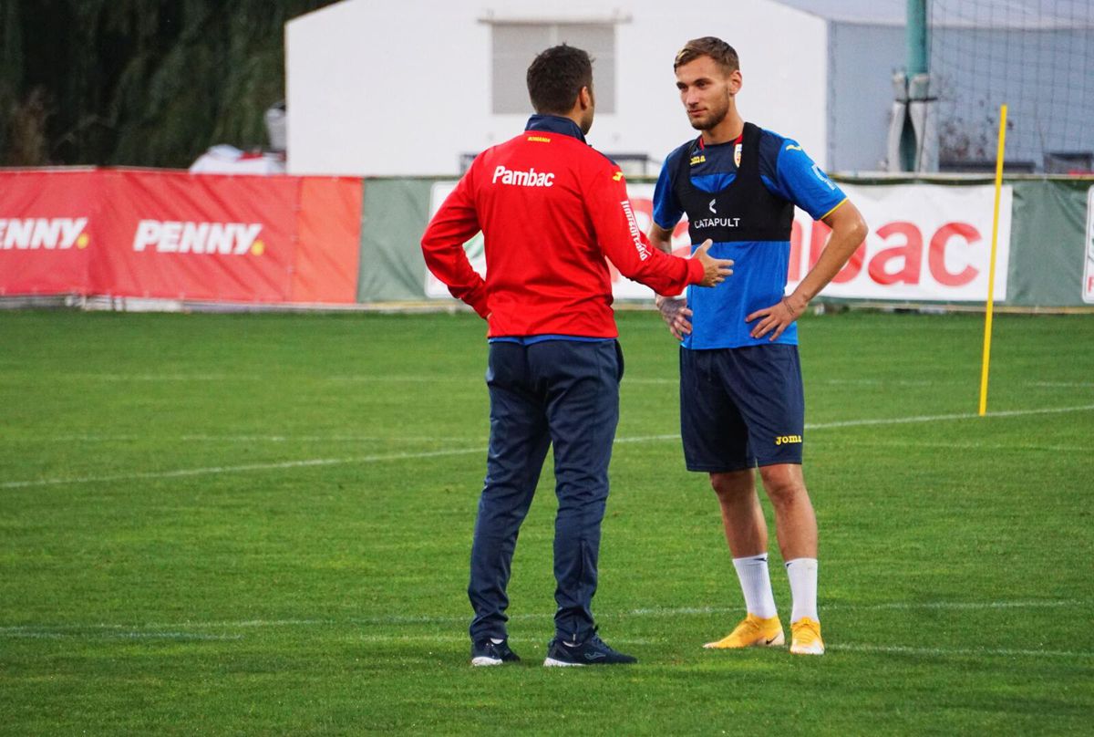 FOTO România U21 s-a antrenat sub comanda lui Adi Mutu