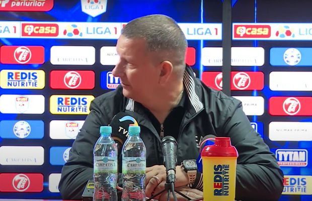Clinceni - Botoșani 1-1. Marius Croitoru a intrat peste Ionuț Chirilă în conferință: „Profesore, jur!”