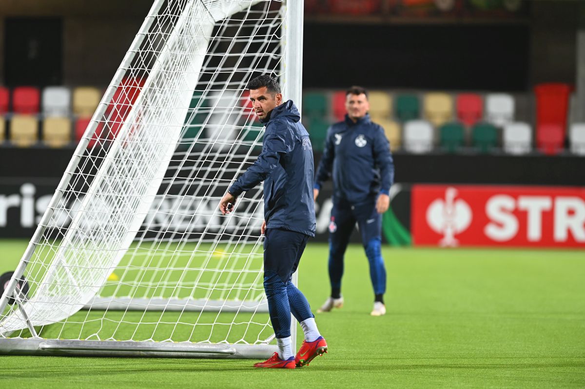 FCSB, antrenament înainte de Silkeborg