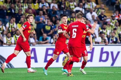 Nordsjaelland a reușit scorul etapei #2 din grupele Conference League, 7-1 cu Ludogorets/ foto Imago Images