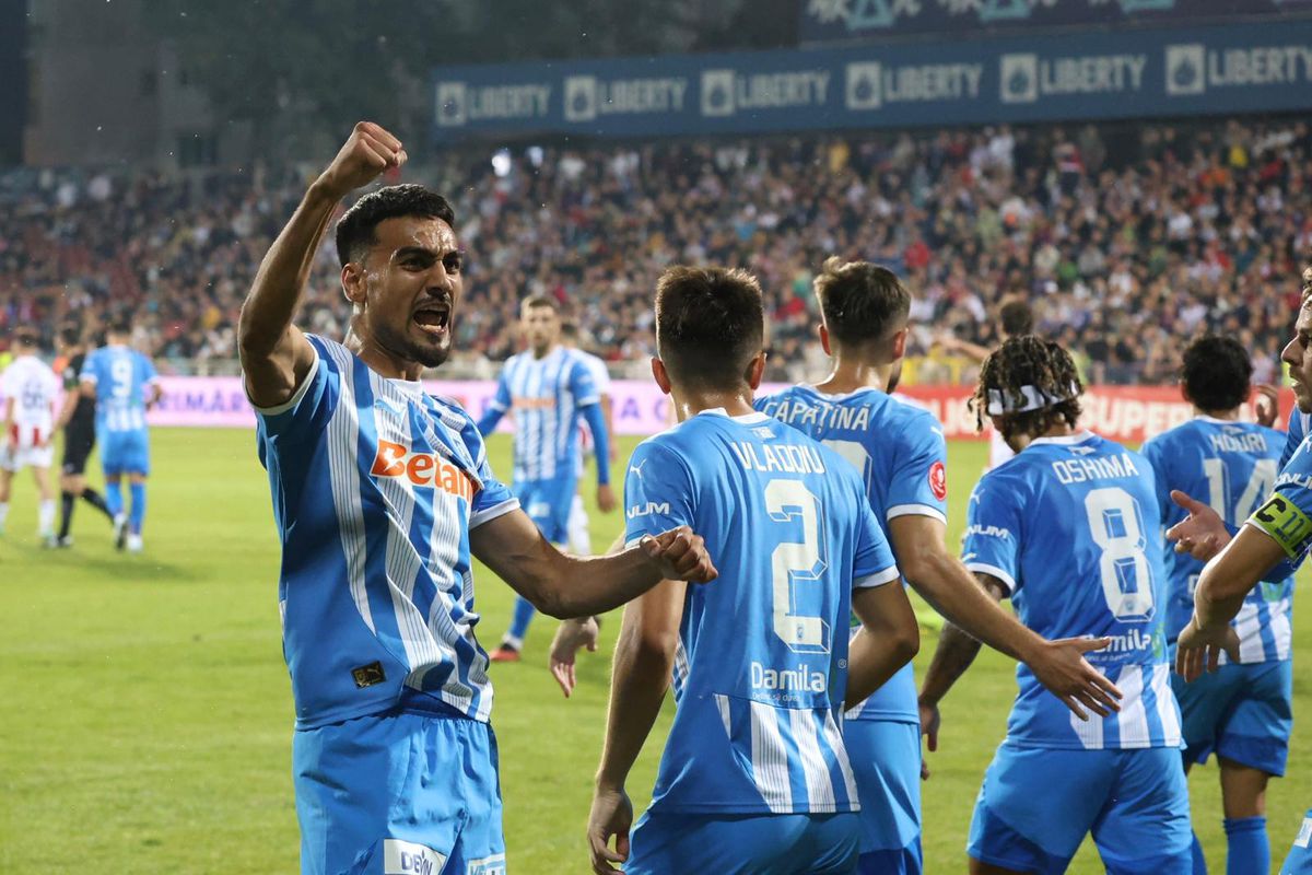 Oțelul - Universitatea Craiova, duel tare în etapa a 12-a din Superligă. FOTO: Ionuț Iordache & Andrei Furnigă(GSP)