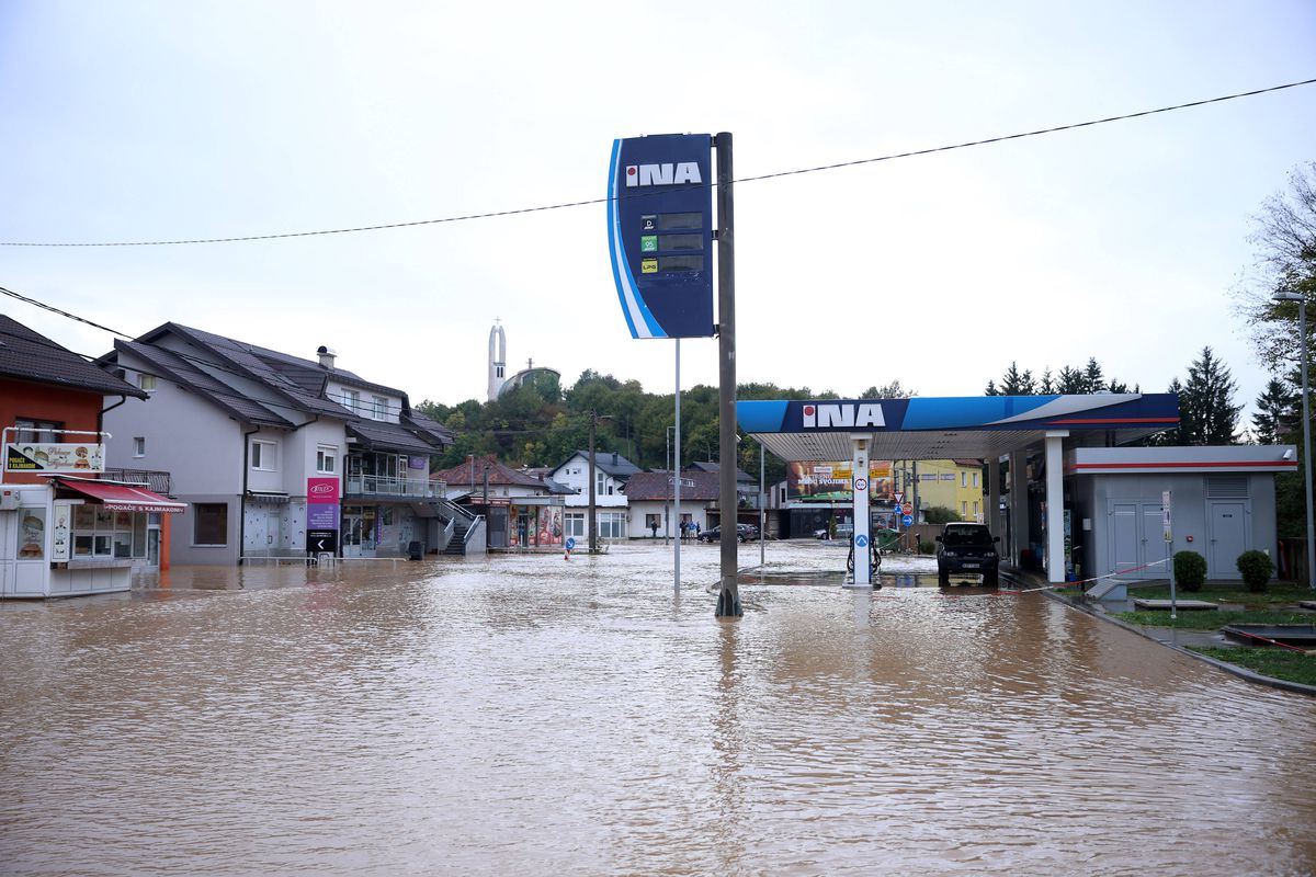 Inundații și alunecări de teren în Bosnia