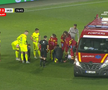 A intrat ambulanța pe teren la CFR Cluj - Poli Iași