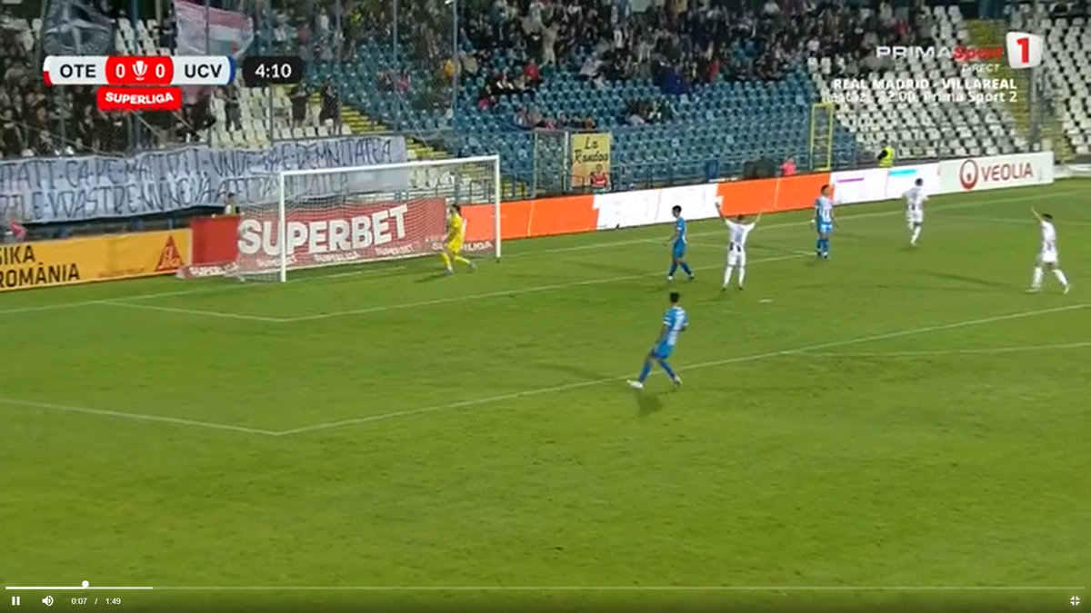 Ilie Dumitrescu, lăsat mască de faza din Superliga: „De Champions League”