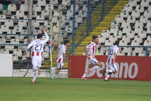 Oțelul - Universitatea Craiova 1-1. Al doilea gol vine în minutul 14