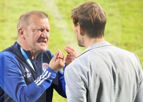 Cum a trăit Dorinel Munteanu meciul Oțelul - Universitatea Craiova » S-a agitat fără oprire + Contre cu Istvan Kovacs, cu arbitrul de rezervă, cu staff-ul și team managerul