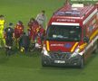 S-a zvârcolit pe jos după o intrare criminală » A intrat ambulanța la CFR Cluj - Poli Iași