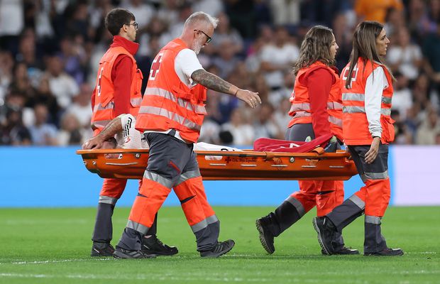 Accidentare TERIBILĂ pentru jucătorul lui Real Madrid nominalizat la Balonul de Aur » A părăsit terenul pe targă