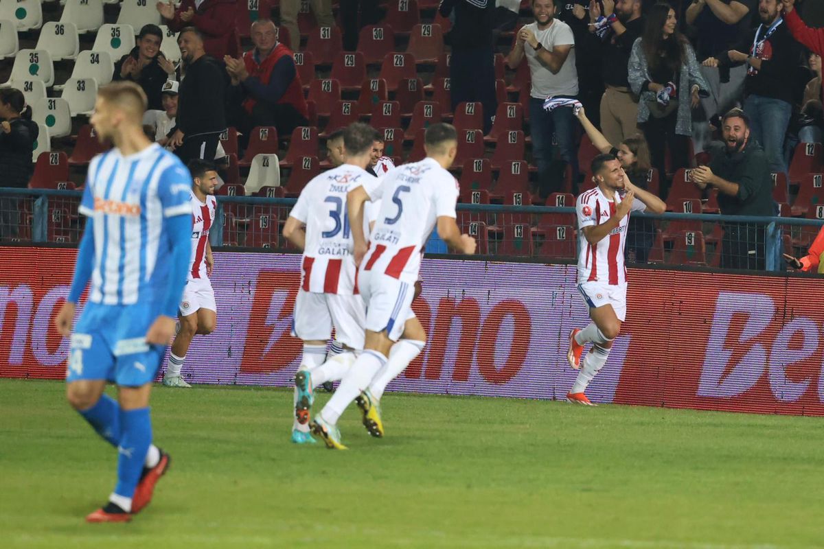 Oțelul - Universitatea Craiova, duel tare în etapa a 12-a din Superligă. FOTO: Ionuț Iordache & Andrei Furnigă(GSP)