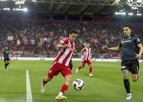 PAOK – Olympiakos: GOL în minutul 22! Presiune uriașă pe Răzvan Lucescu