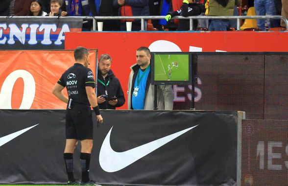 Istvan Kovacs a întors penalty-ul la VAR » Moment controversat în startul derby-ului FCSB - Craiova