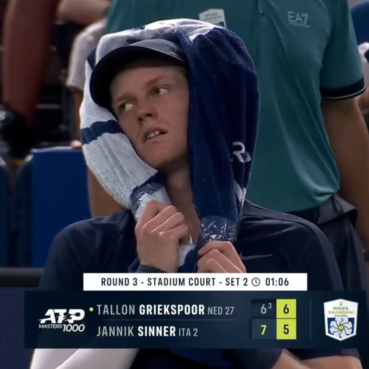 Jannik Sinner, răpus de crampe în Masters-ul 1000 de la Shanghai! Italianul a abandonat în turul 3, în setul decisiv