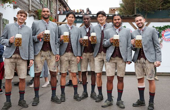 Bayern Munchen sărbătorește la Oktoberfest cele 10 victorii consecutive: „Acum putem bea bere!”