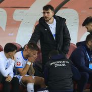 Mihnea Rădulescu s-a accidentat în FCSB - Universitatea Craiova. FOTO. Ionuț Iordache (GSP.ro)
