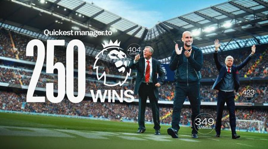 Pep Guardiola a bifat o bornă impresionantă în Premier League » Tehnicianul spaniol a bătut un record al lui Sir Alex Ferguson