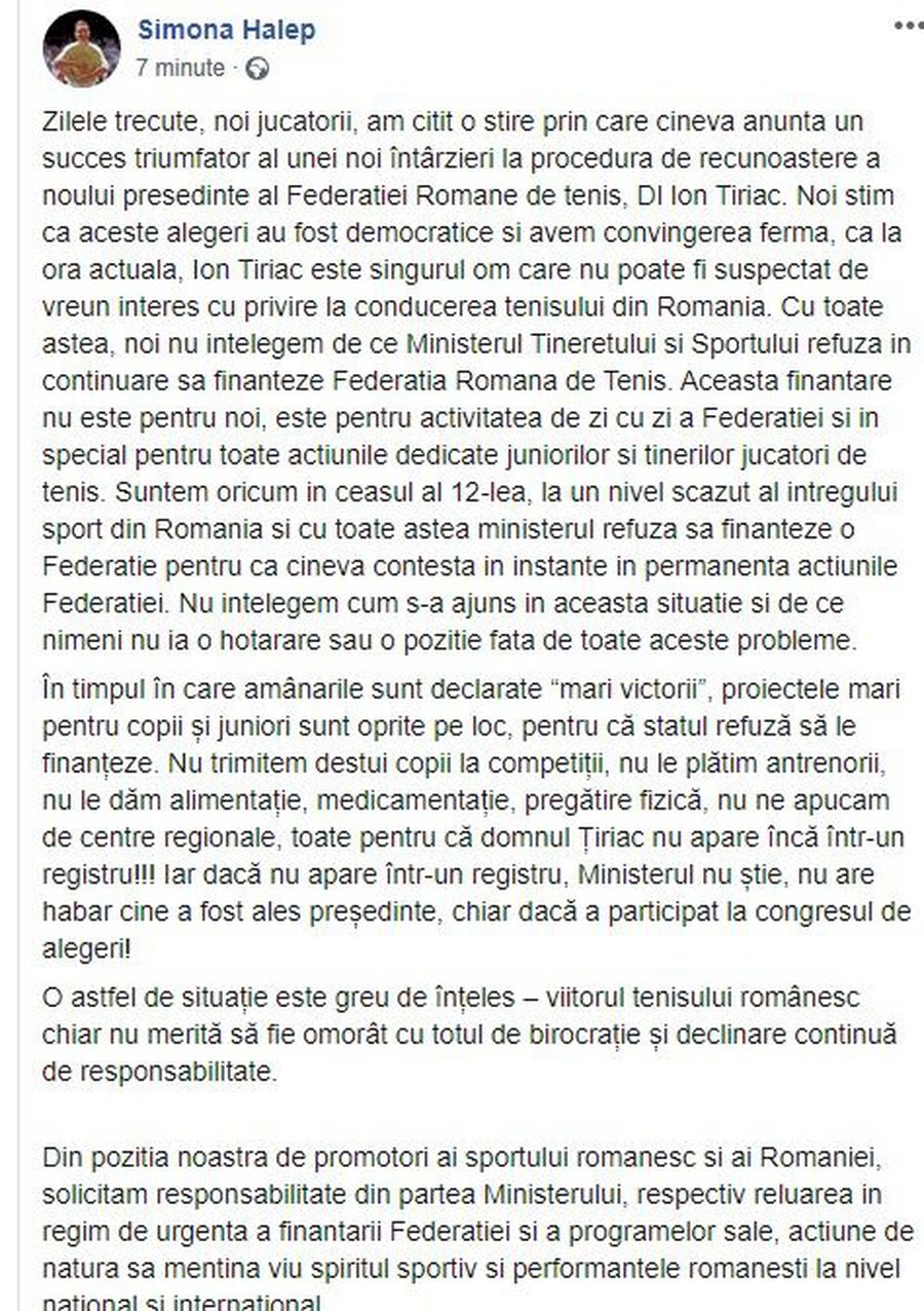 Simona Halep și Sorana Cîrstea, AGENȚI ELECTORALI pentru Ion Țiriac » Mesaje de susținere și atacuri directe la MTS