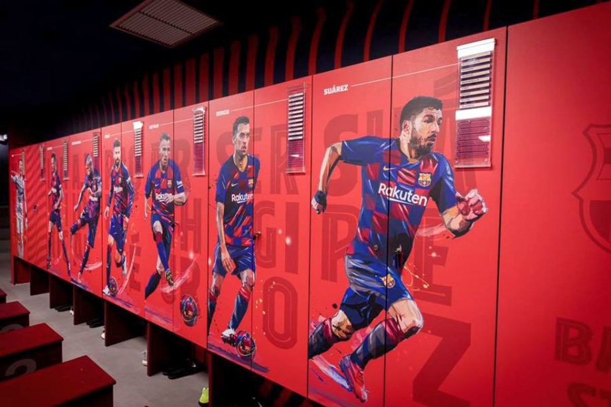 BARCELONA - SLAVIA PRAGA // VIDEO + FOTO Imagini din noul vestiar catalan: Messi și Suarez au dulapuri personalizate