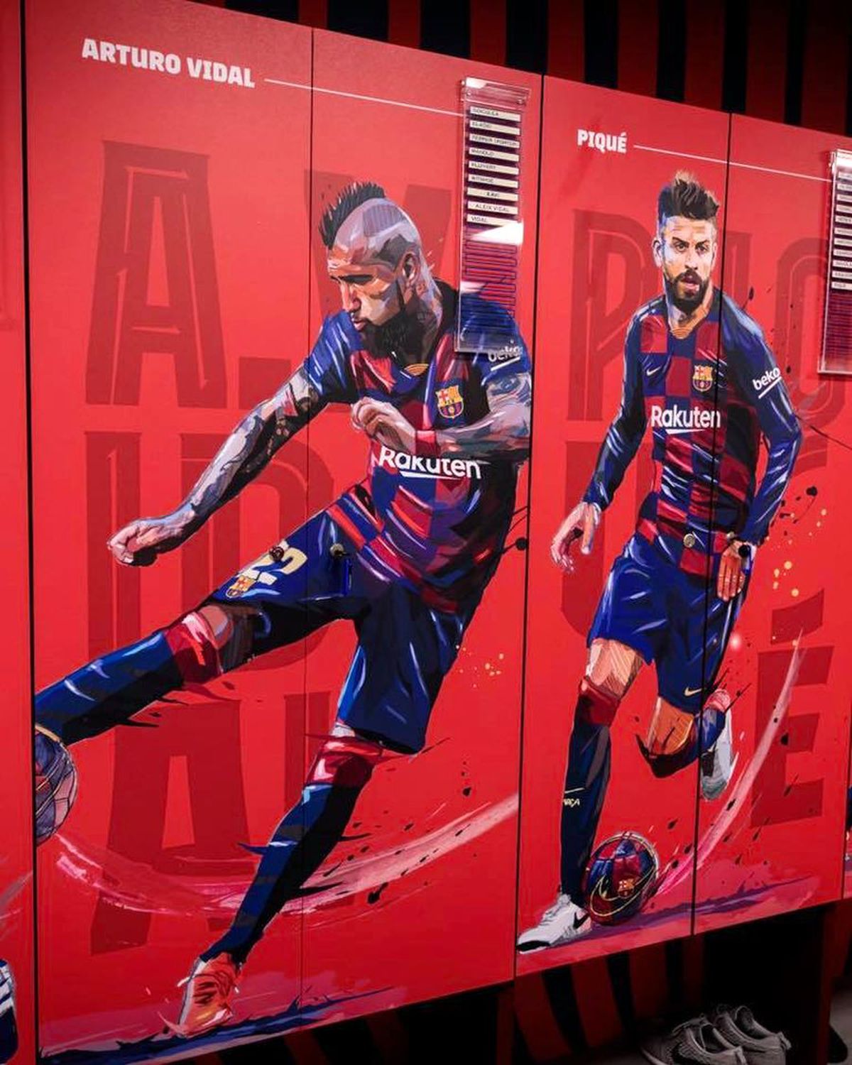 BARCELONA - SLAVIA PRAGA // VIDEO + FOTO Imagini din noul vestiar catalan: Messi și Suarez au dulapuri personalizate