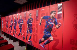 BARCELONA - SLAVIA PRAGA // VIDEO + FOTO Imagini din noul vestiar catalan: Messi și Suarez au dulapuri personalizate