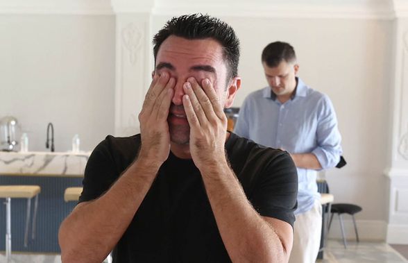 Xavi, în lacrimi! Noul antrenor al Barcelonei nu s-a putut abține