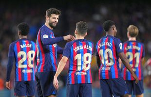 Pique a jucat ultimul meci din carieră » Barcelona - Almeria a trecut în plan secund