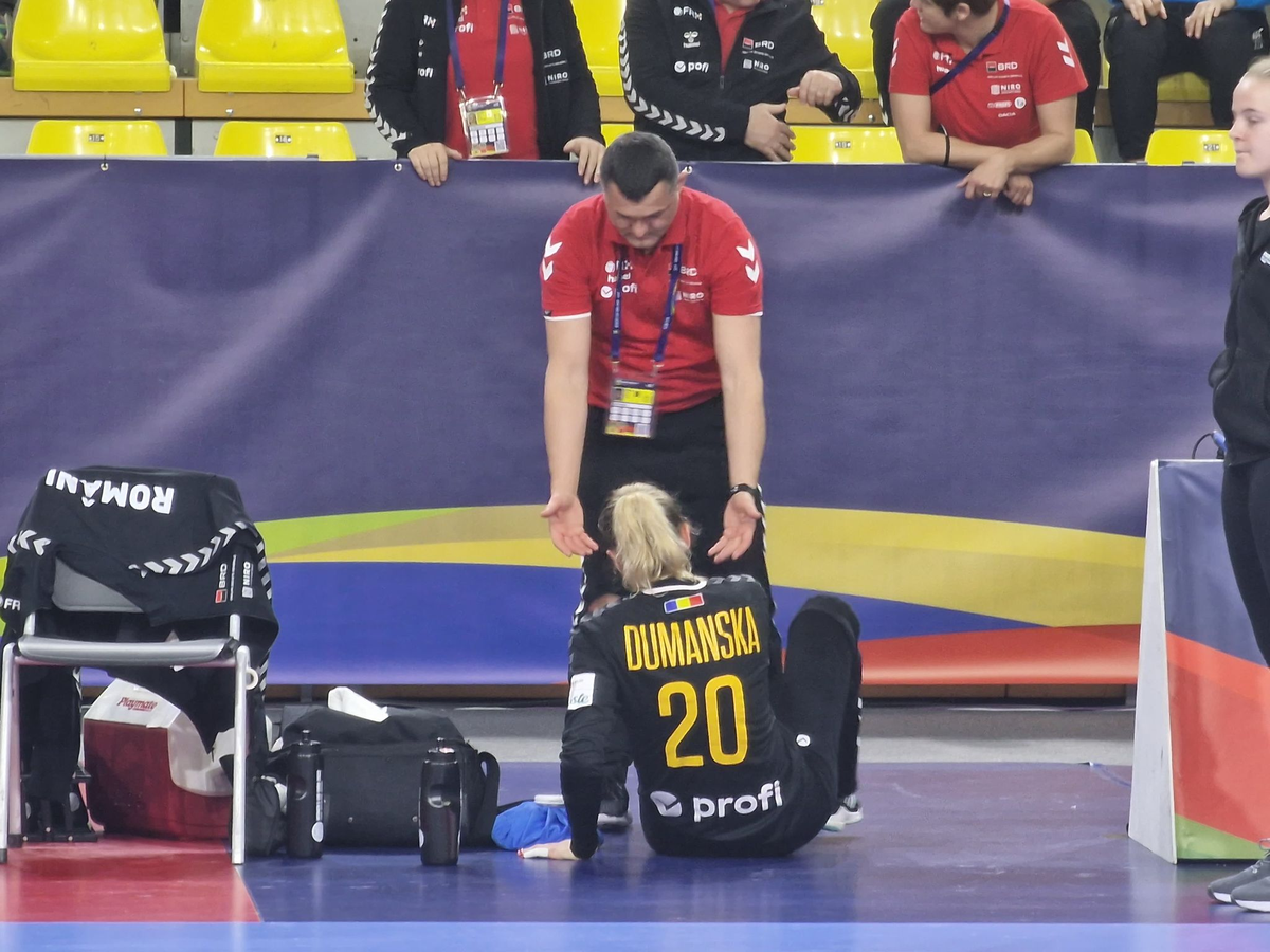 Iulia Dumanska, accidentare în Țările de Jos - România, la Campionatul European de handbal feminin