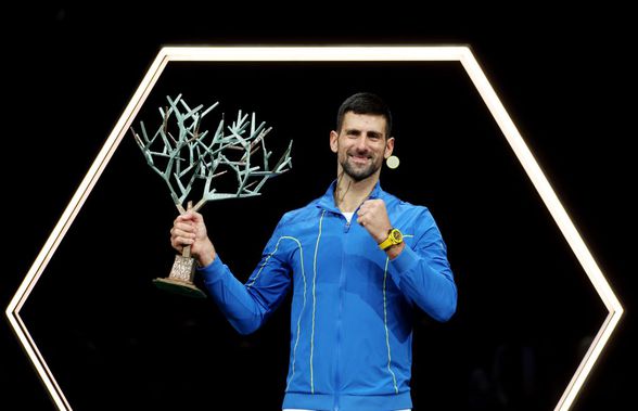 Novak Djokovic, de nebătut la Paris! » A ajuns la 40 de titluri Masters 1000, record absolut, într-un sezon în care a pierdut numai 5 meciuri