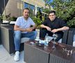 Alejandro Mancuso alături de intermediarul de jucători, Ciprian Giurcă, un apropiat al său (foto: Eduard Apostol/GSP)