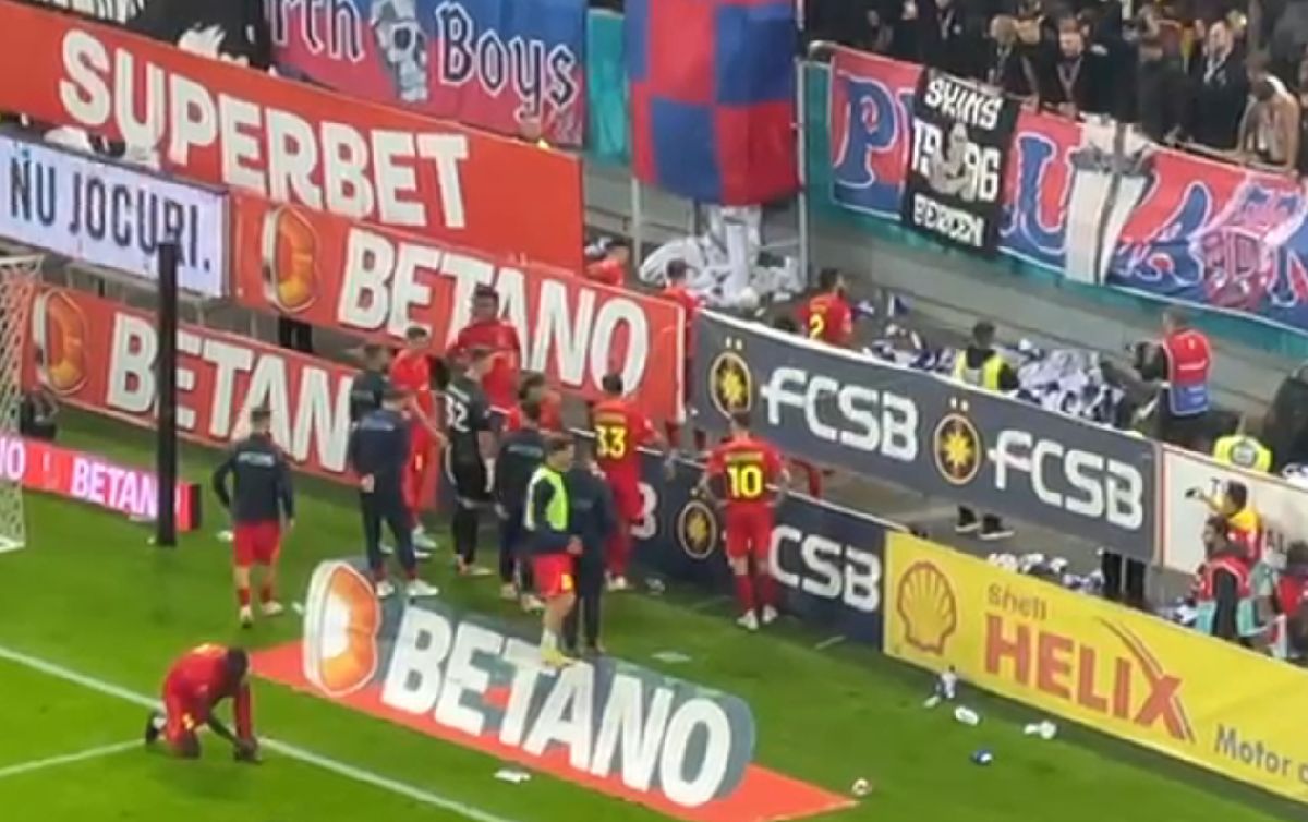 Le-au întors spatele! » Scenele surprinse pe Arena Națională, imediat după înfrângerea FCSB-ului cu Rapid