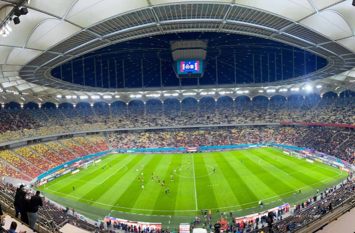 Imagini dinainte de FCSB - Rapid, derby pe Arena Națională