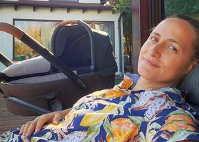 Primele imagini cu fetița Cameliei Potec, la două săptămâni după ce a născut: „Din păcate, recuperarea mea a durat puțin mai mult”