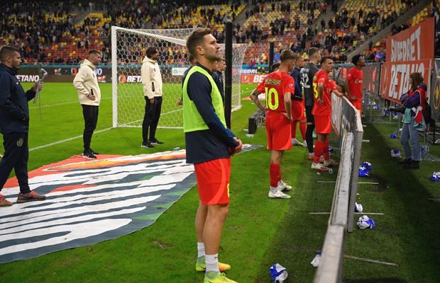Le-au întors spatele! » Scenele surprinse pe Arena Națională, imediat după înfrângerea FCSB-ului cu Rapid